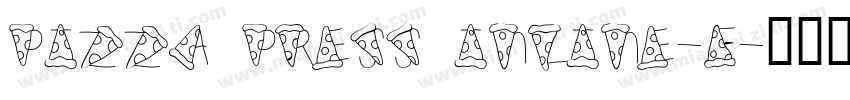 Pizza Press Inline-F字体转换